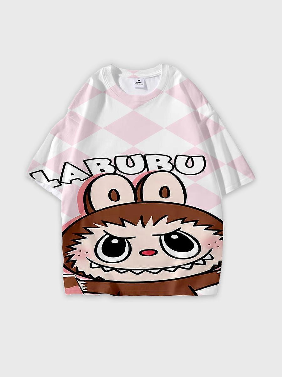 T-shirt round neck Pattern loose short sleeve JW6485