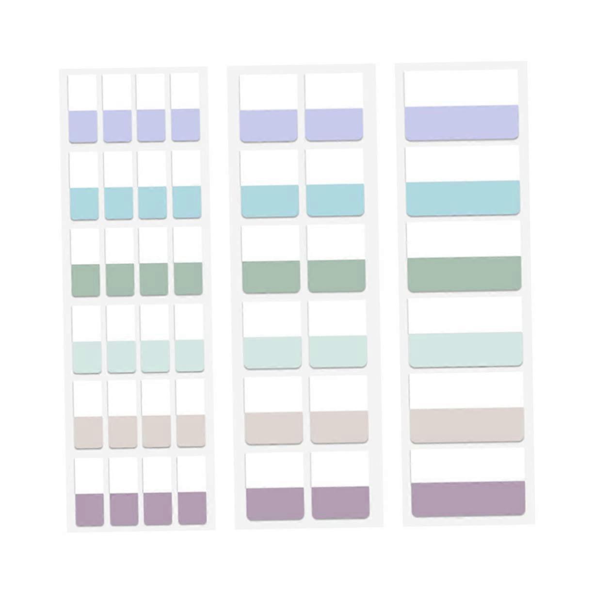 Page Markers 1 Set Plastic Sticky Note Pad For Book Registers And Page Labels, Quick-Drying, Ideal For