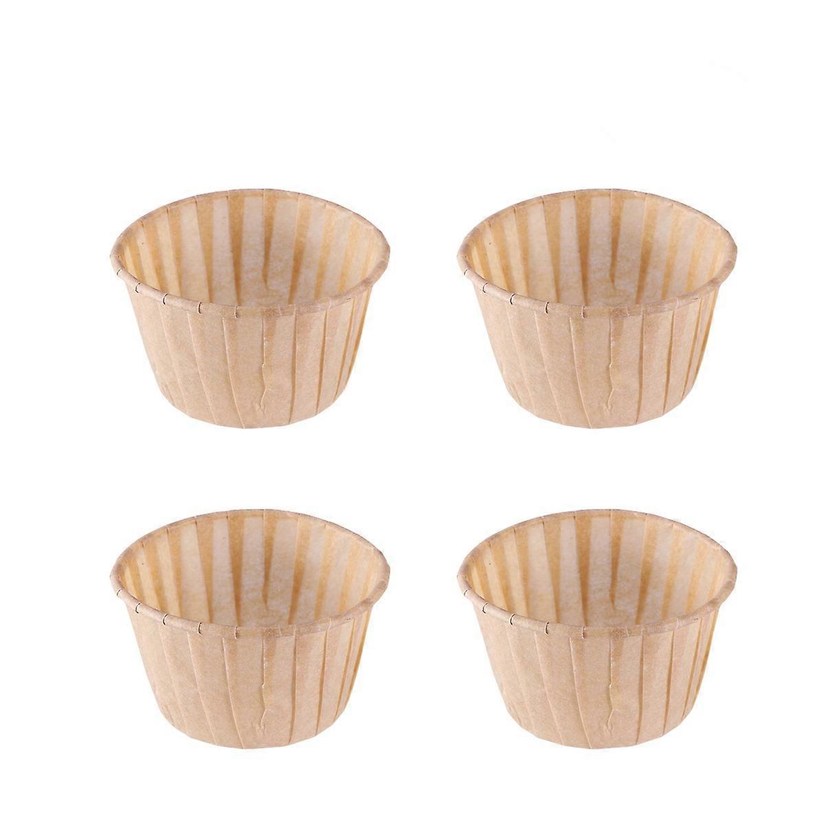 Baking Cup Muffin Paper Cups Non-Stick Home Baking Accessory Standard Size 6.70X6.70X3.80CM 100Pcs