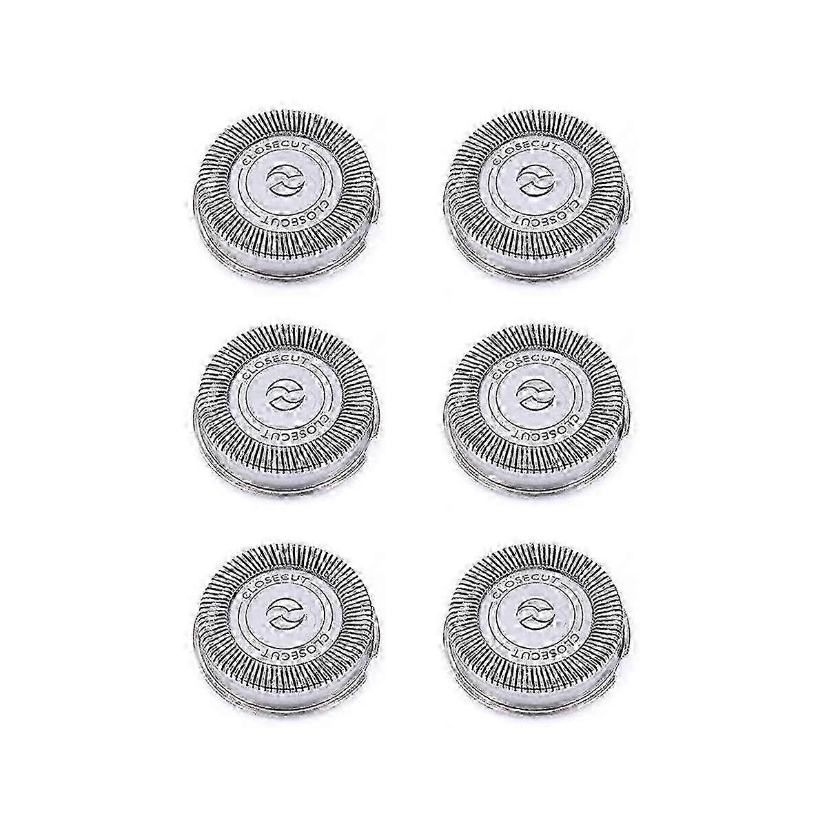 ZENGO 6Pack SH30 Replacement Heads for Series 3000, 2000, 1000 and S738, with Durable Sharp Blades