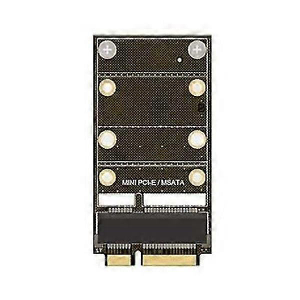 Mini PCI-E + mSATA SSD Solid State Drive Converter Card for Laptop PC