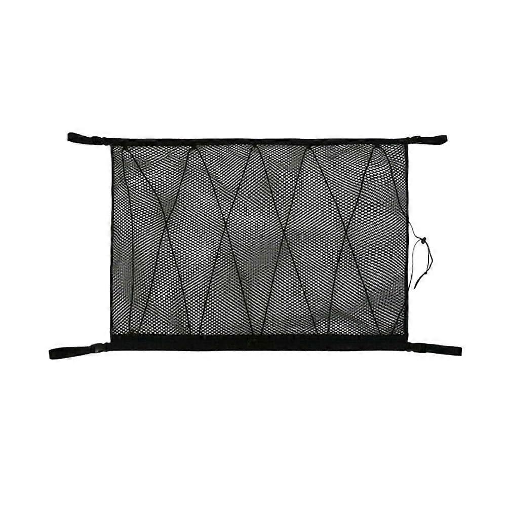 SUV Roof Storage Net Bag Interior Mesh Organizer For SUVs Breathable Ceiling Cargo Net Durable Nylon Fits P0B7(G)