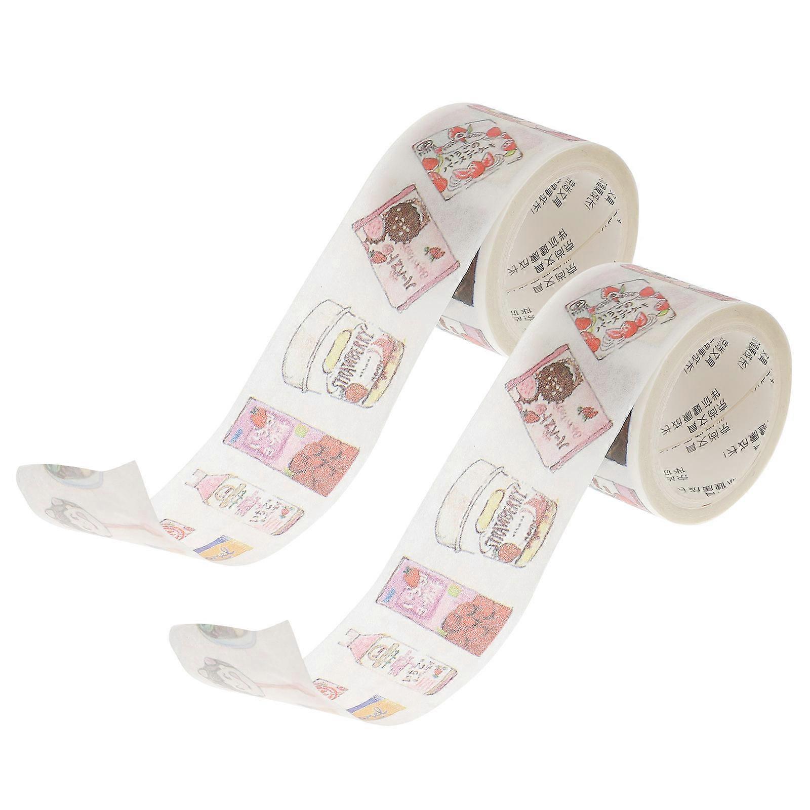 Neutral Washi Masking Tape School Use Art Projects Multi Colored 20mm X 7m Packaging 2 Rolls