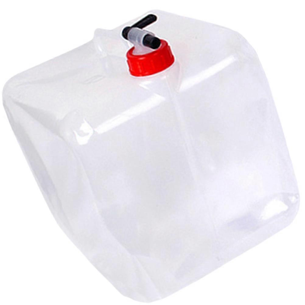 Large Capacity Portable Collapsible Water Tank with Spigot for Camping, Hiking, and Travel – Safe PE Material, & Reuse
