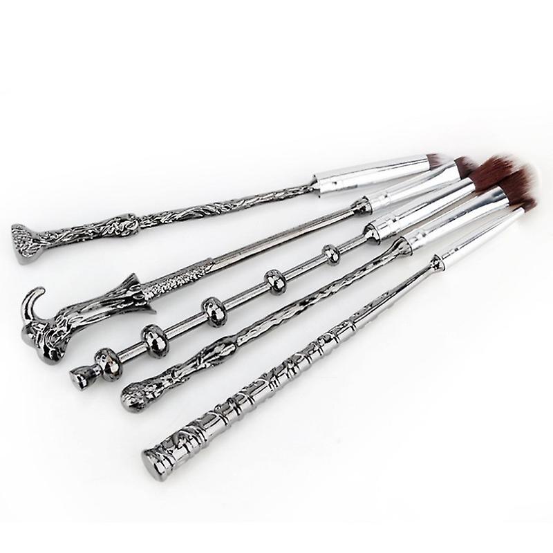 5 Pcs Pro Makeup Brush Set Eyebrow Eyeshadow Cosmetic Brushes Tool