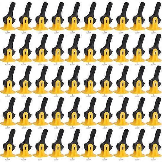 50Pcs Tile Spacers Leveling System Kit Adjustable Fit Reusable Floor Leveling Compounds Tile Installation Leveler Tool Set