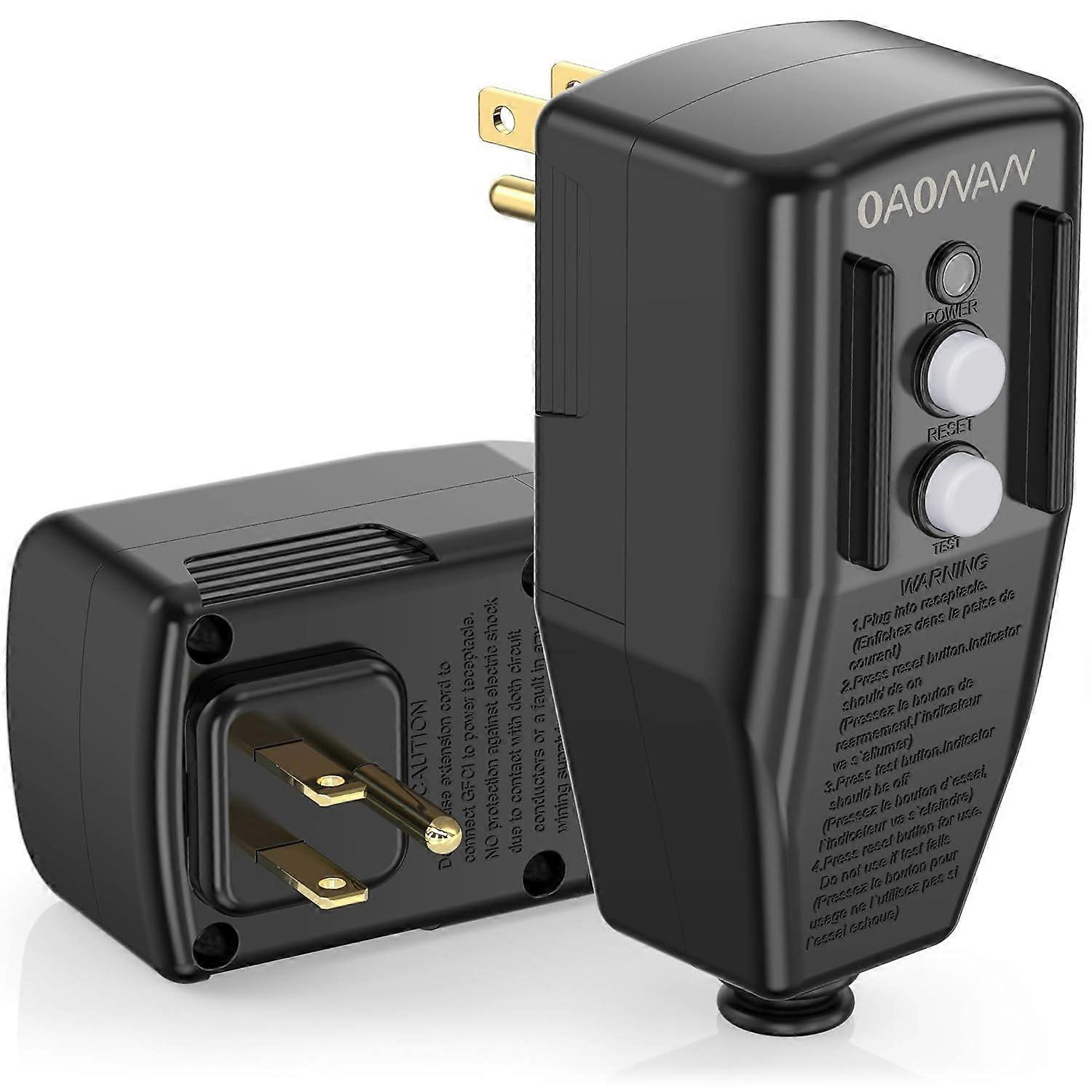 2025 Newest GFCI Replacement Plug Assembly, Automatic Reset, 15 Amp, 3 Prong, 5