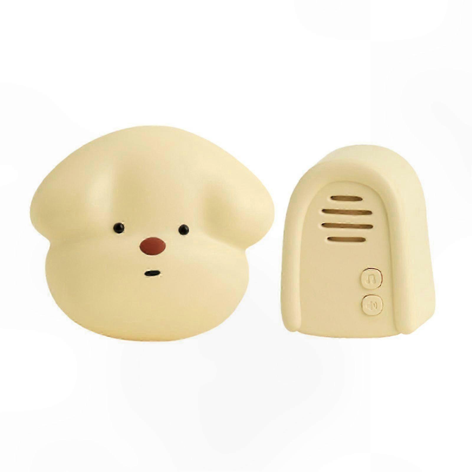 Adjustable Volume Wireless Doorbell with 50M Range Self-Powered Cartoon Design for Home or Office Use