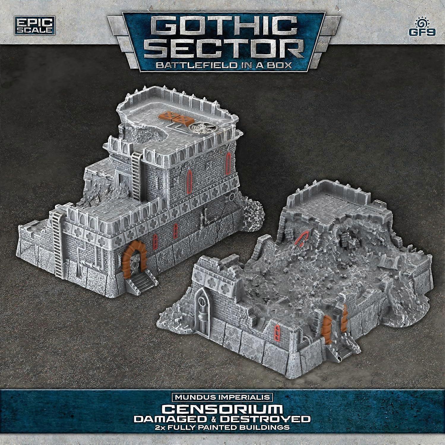 Gothic Sector Mundis Imperialis Censorium Damaged & Destroyed Miniature Game
