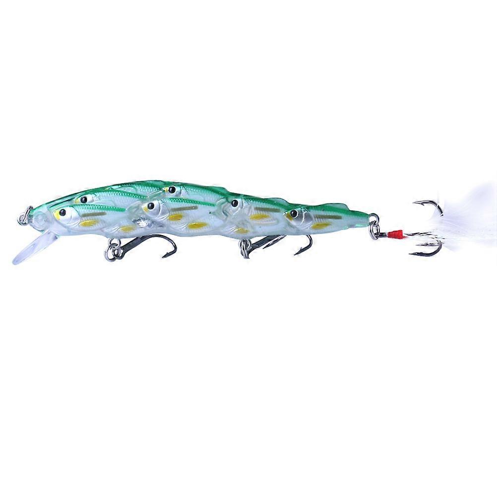 Assorted Color 5PCS Fishing Lures ABS Plastic Baits for Fishing with 3D Eyes and Bright Colors 11.5cm