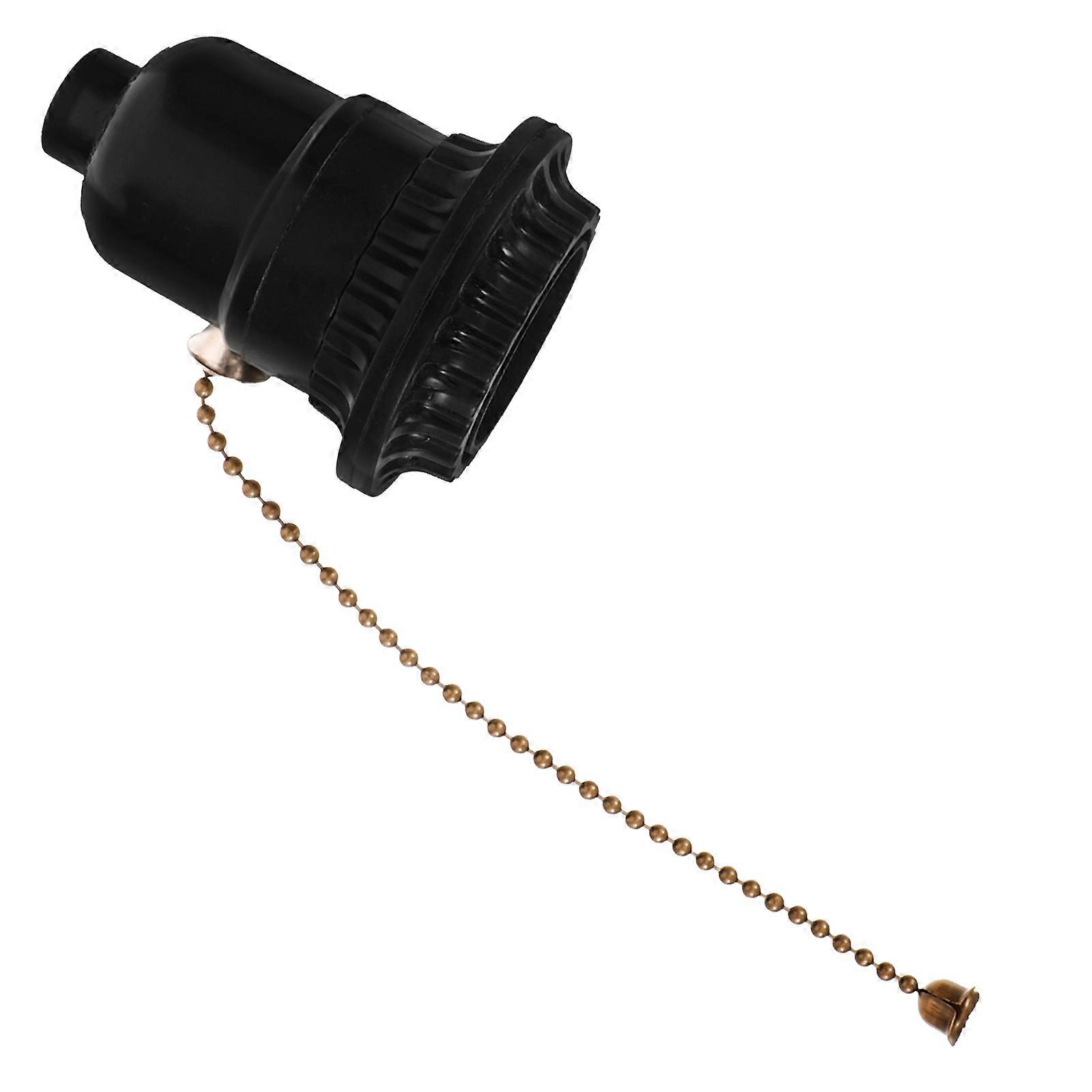 Lamp Accessory Pull Chain Lamp Socket 2.8×2.2×2.2in 1Pack