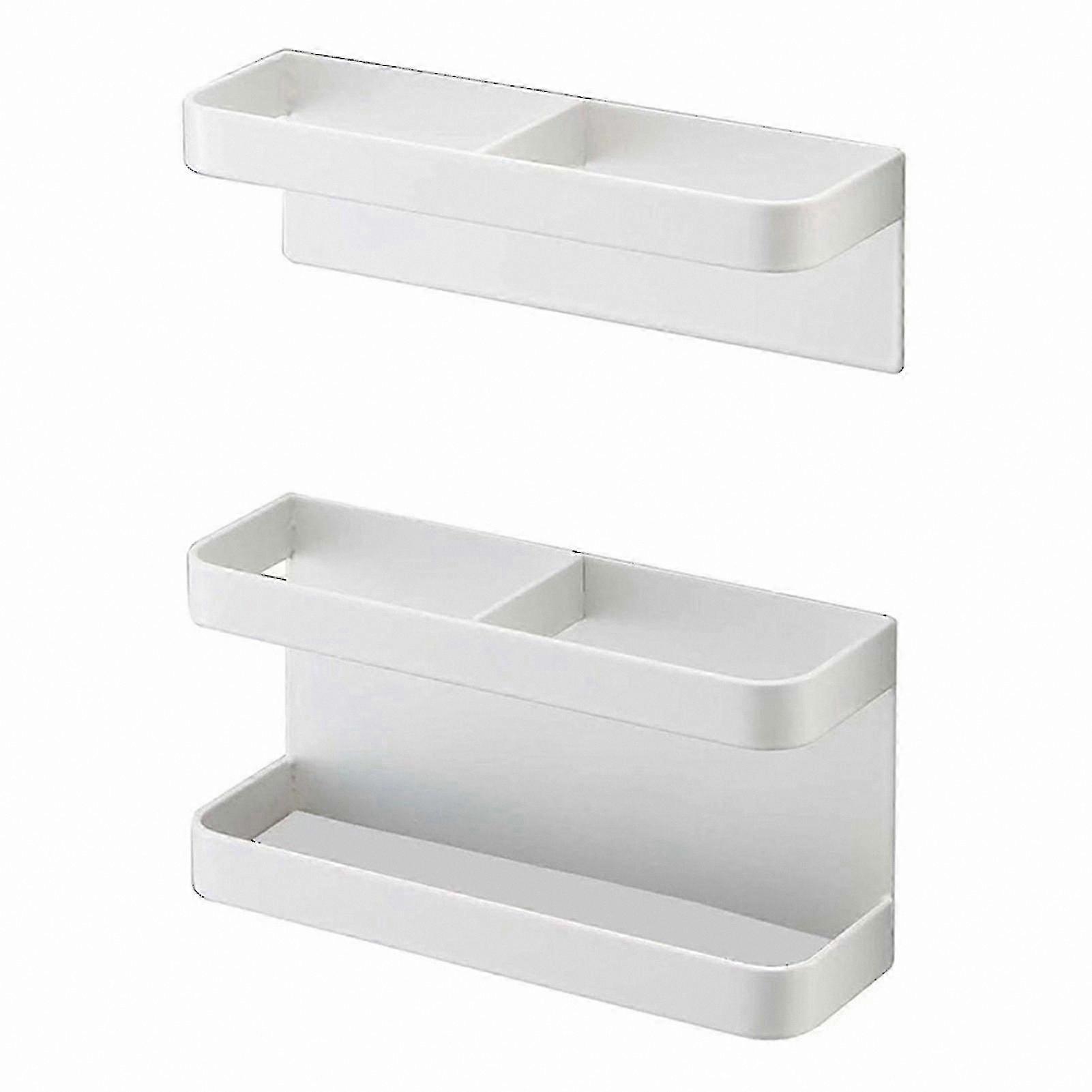 Wall-Mounted Magnetic Umbrella Rack with Adjustable Height and No Drilling Installation