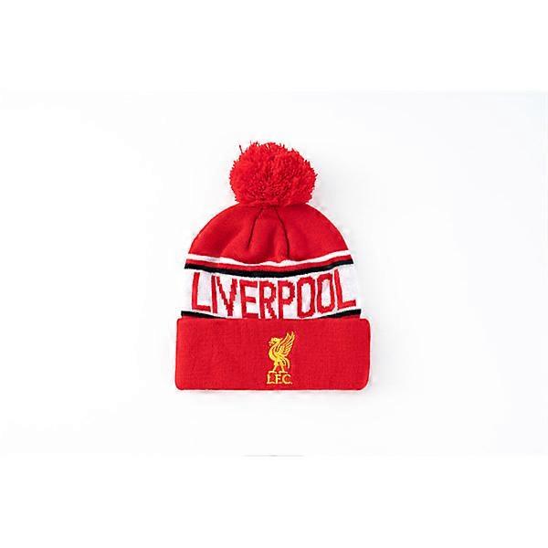 リバプールFCユニセックスアダルトニットカフクレストビーニー - サッカーファンギフト