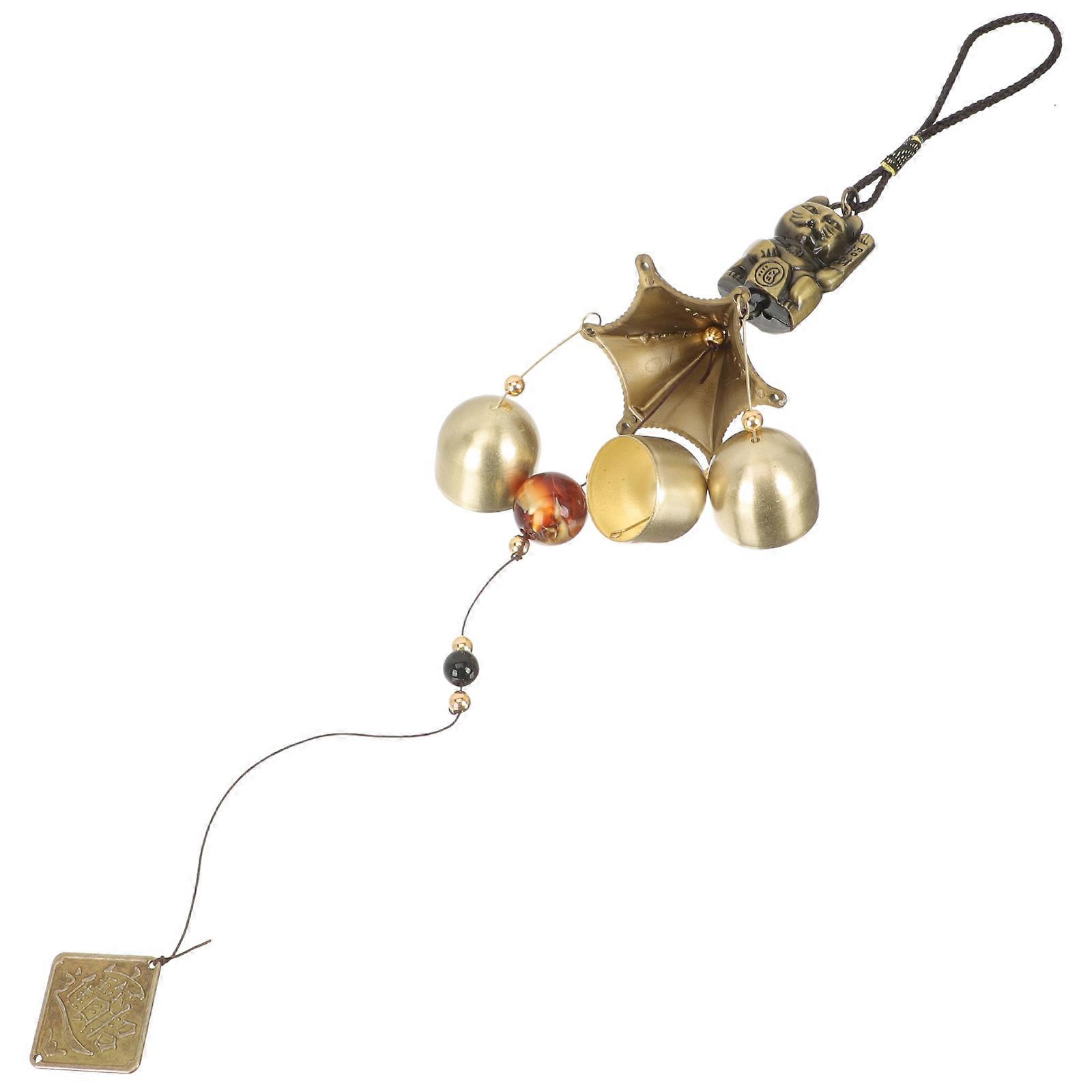 Vintage Style Copper Wind Chime For Use 17.7×3×3in Decorative Feature 1Pack