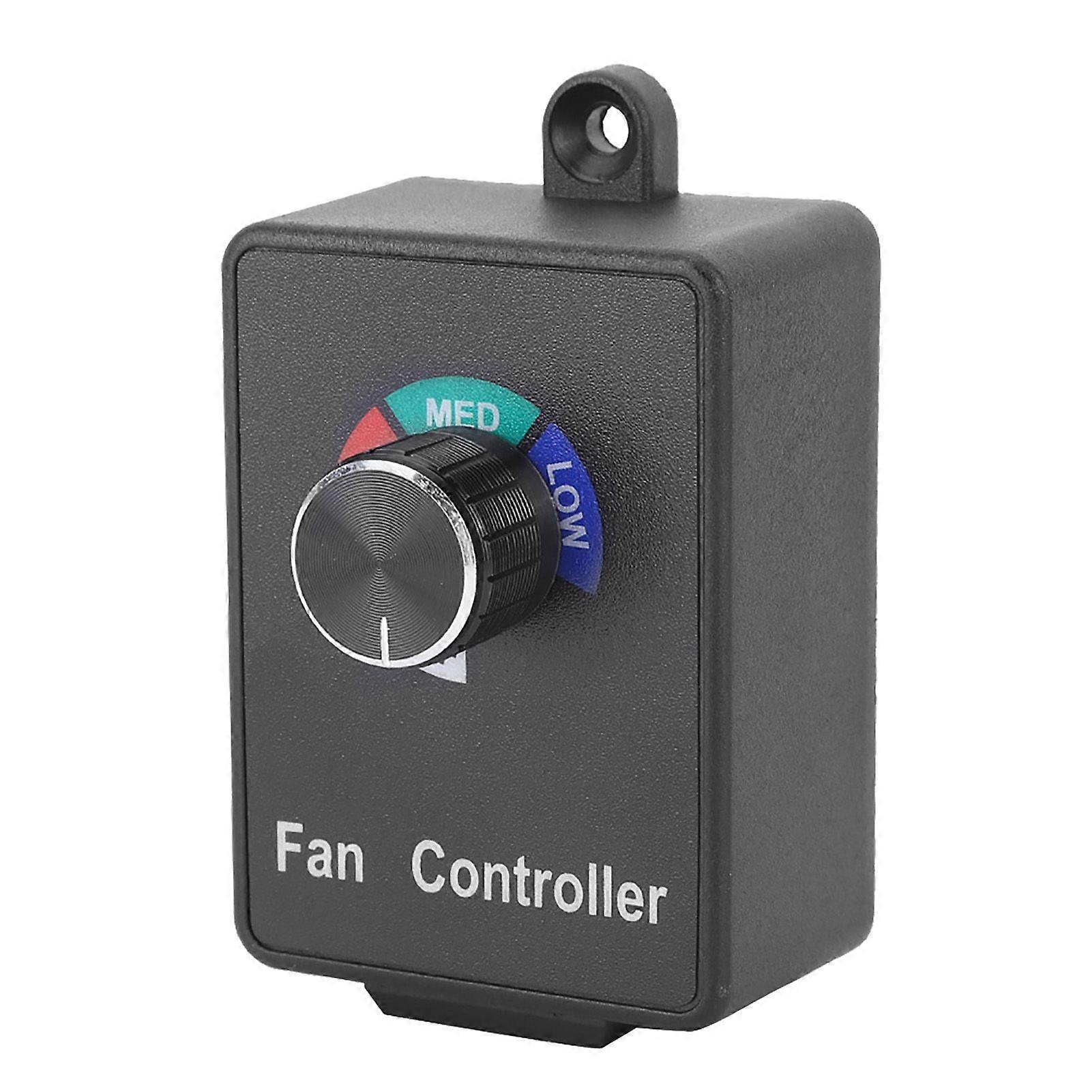 Electronic Stepless Speed Governor Duct Fan Variable Speed Controller Switch US Plug 120V