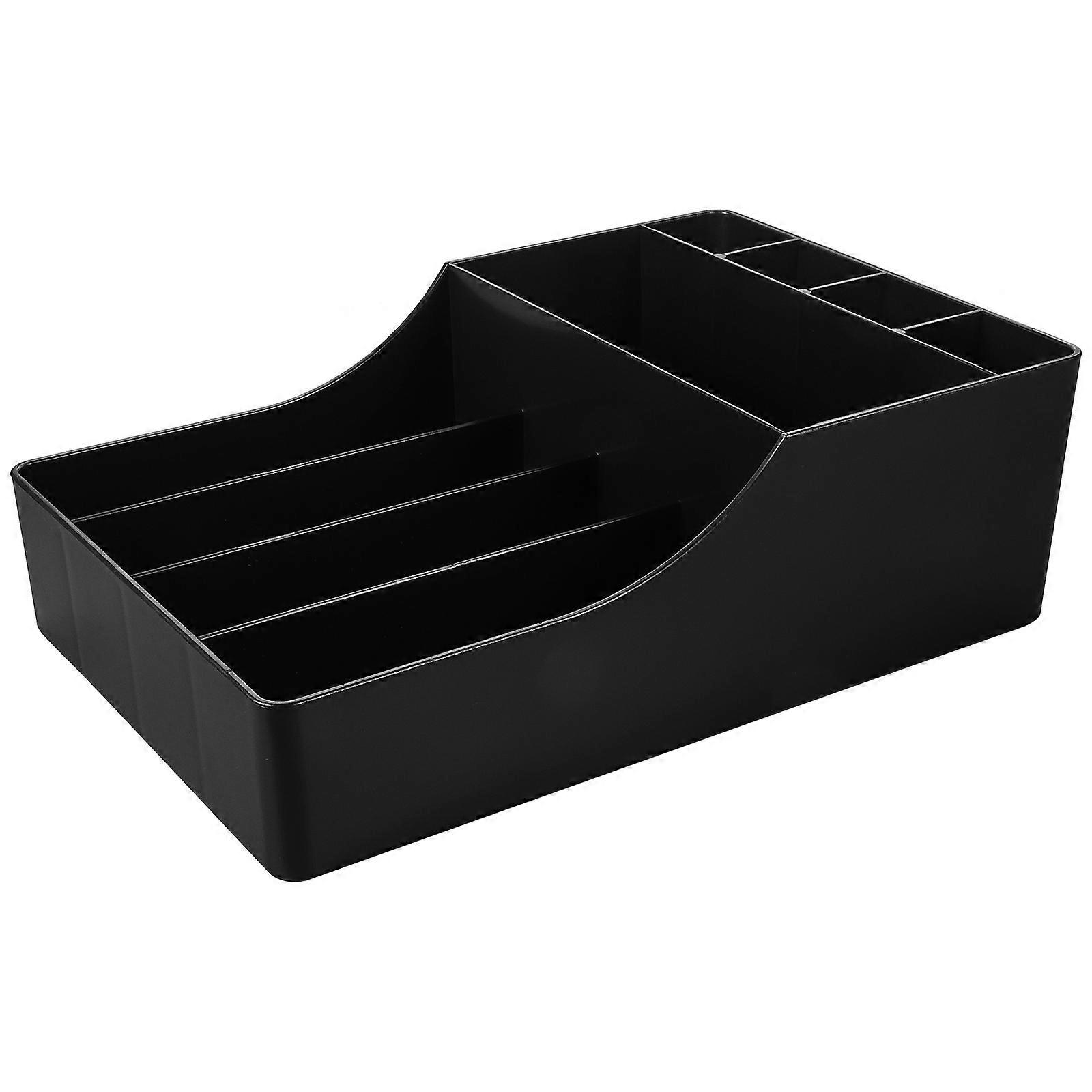 Coffee Station Organizer with Smooth Corners for Storage Use Made of Resin Black Color 1 Piece