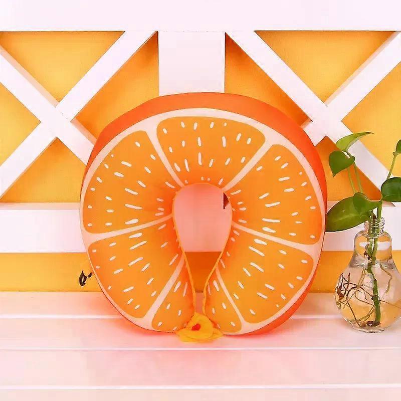 Fruits Watermelon Pineapple Kiwi U Shaped Pillow Cushion Neck Protection Rest Pillow Car Travel Microbeads Pillow Suitable for Airplane