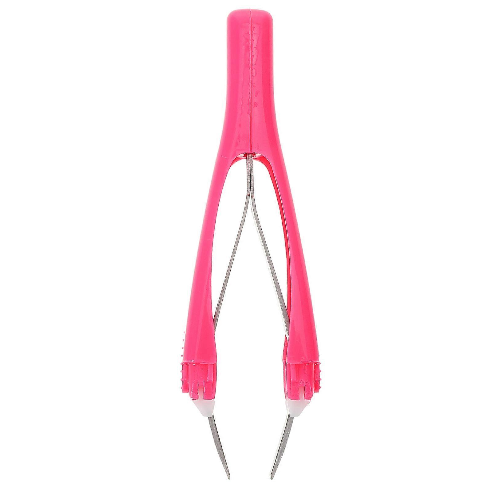 Eyebrow Repair Tweezer Clamp For Home Or Travel 9.20X2.50X1.30CM Durable Plastic 1Pcs