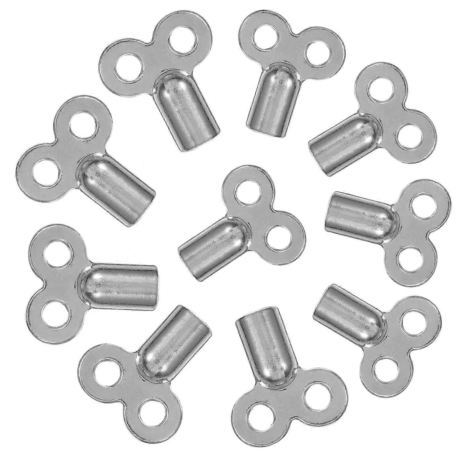 Radiator Air Vent Key Kit 10Pcs Square Bleeder Keys Heating System Maintenance 2.46X2.00X0.90Cm Sturdy Alloy