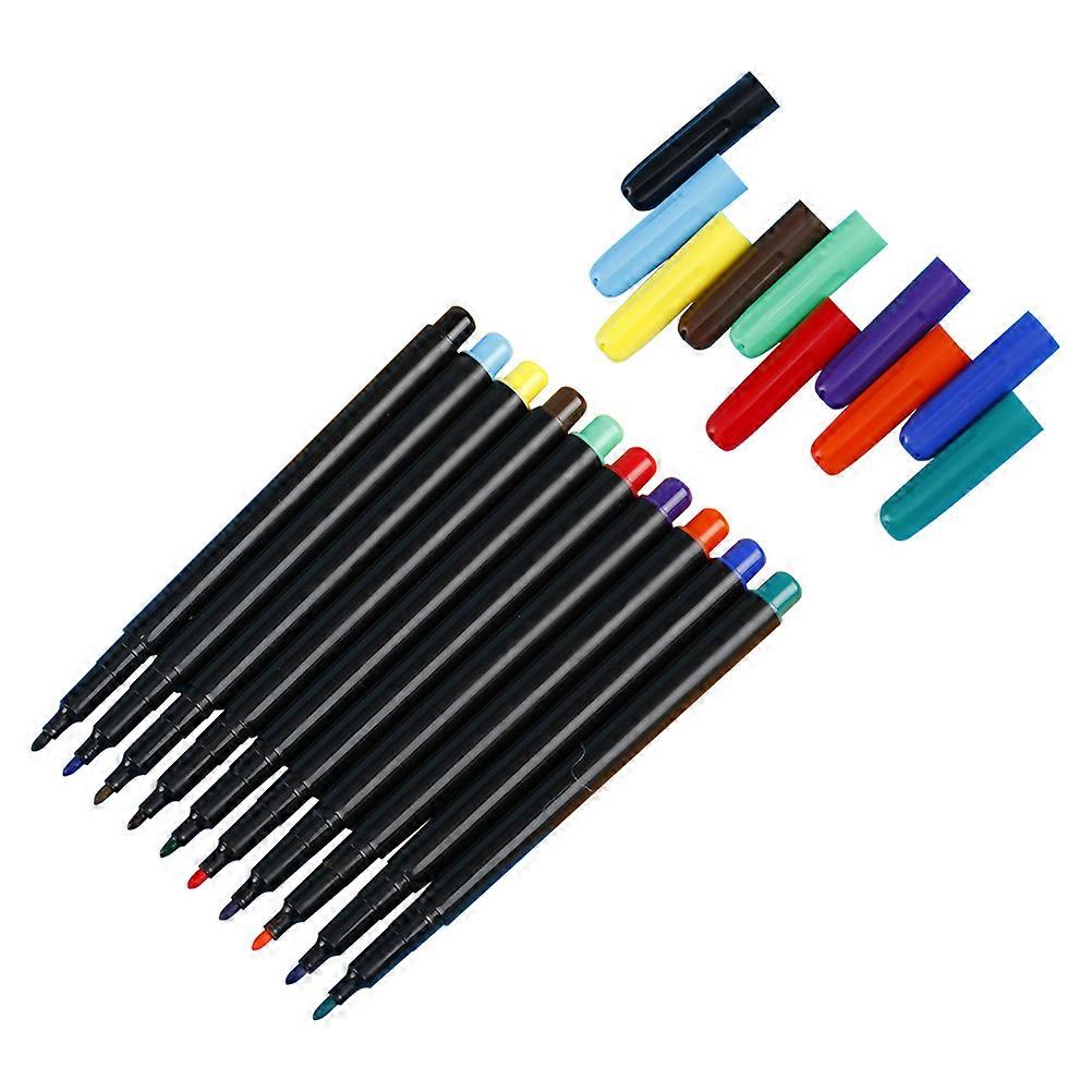 10pcs Watercolor Markers for Whiteboard Floating Pens, Smooth Surface, Creative Art Supplies for Classroom and Home Use