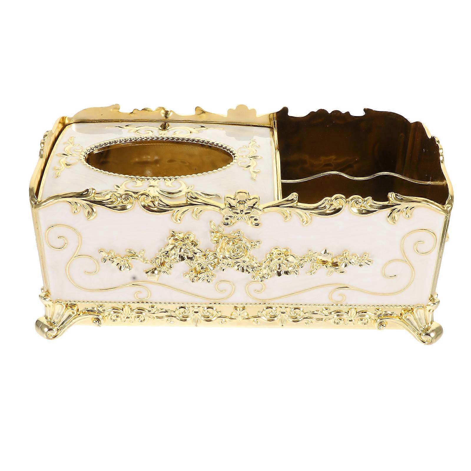 Desktop Tissue Box For Car And Restaurant Settings Utilizing PP Material 1Set