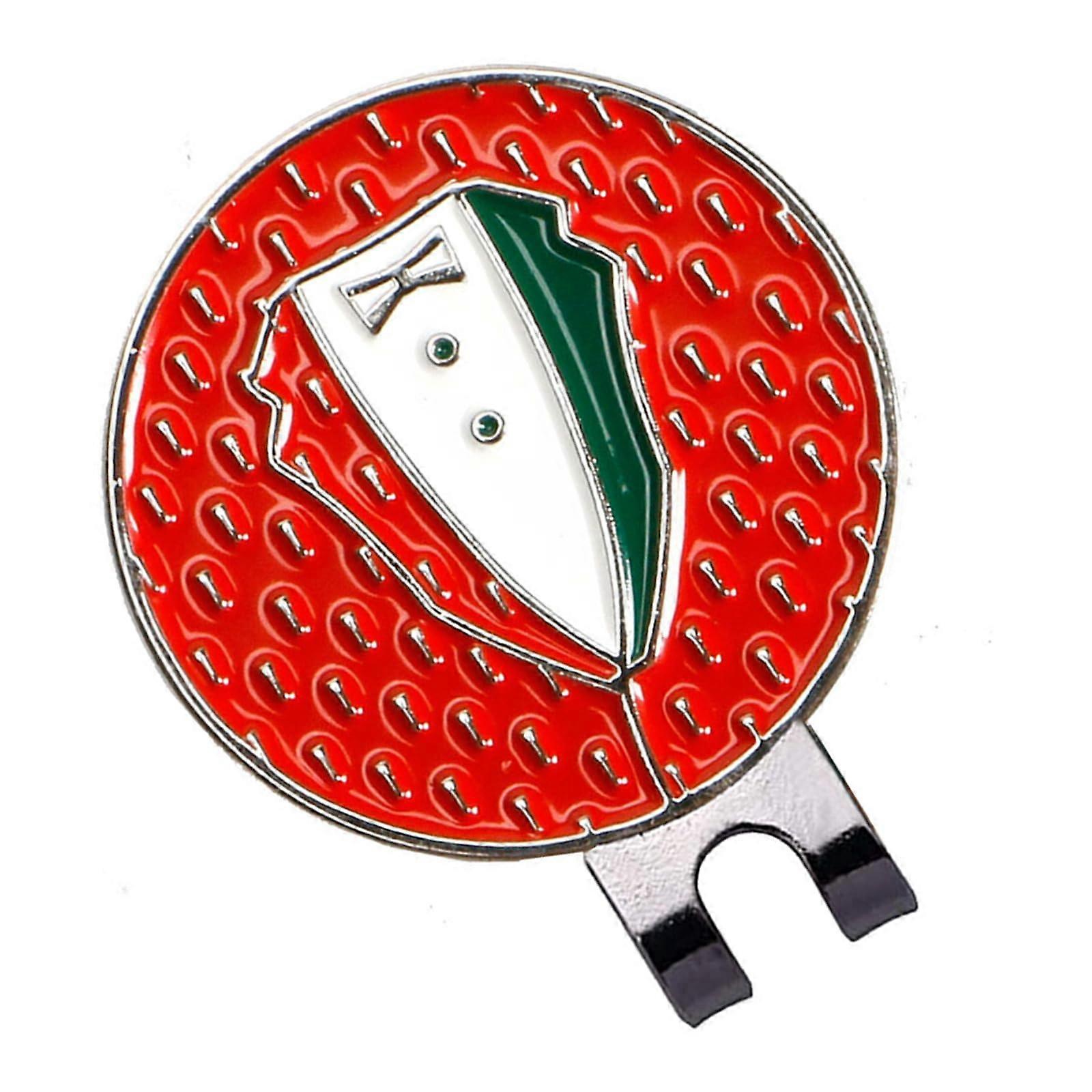 Golf cap clips, pattern, golf ball aiming markers, metal hat clips, easily attachable