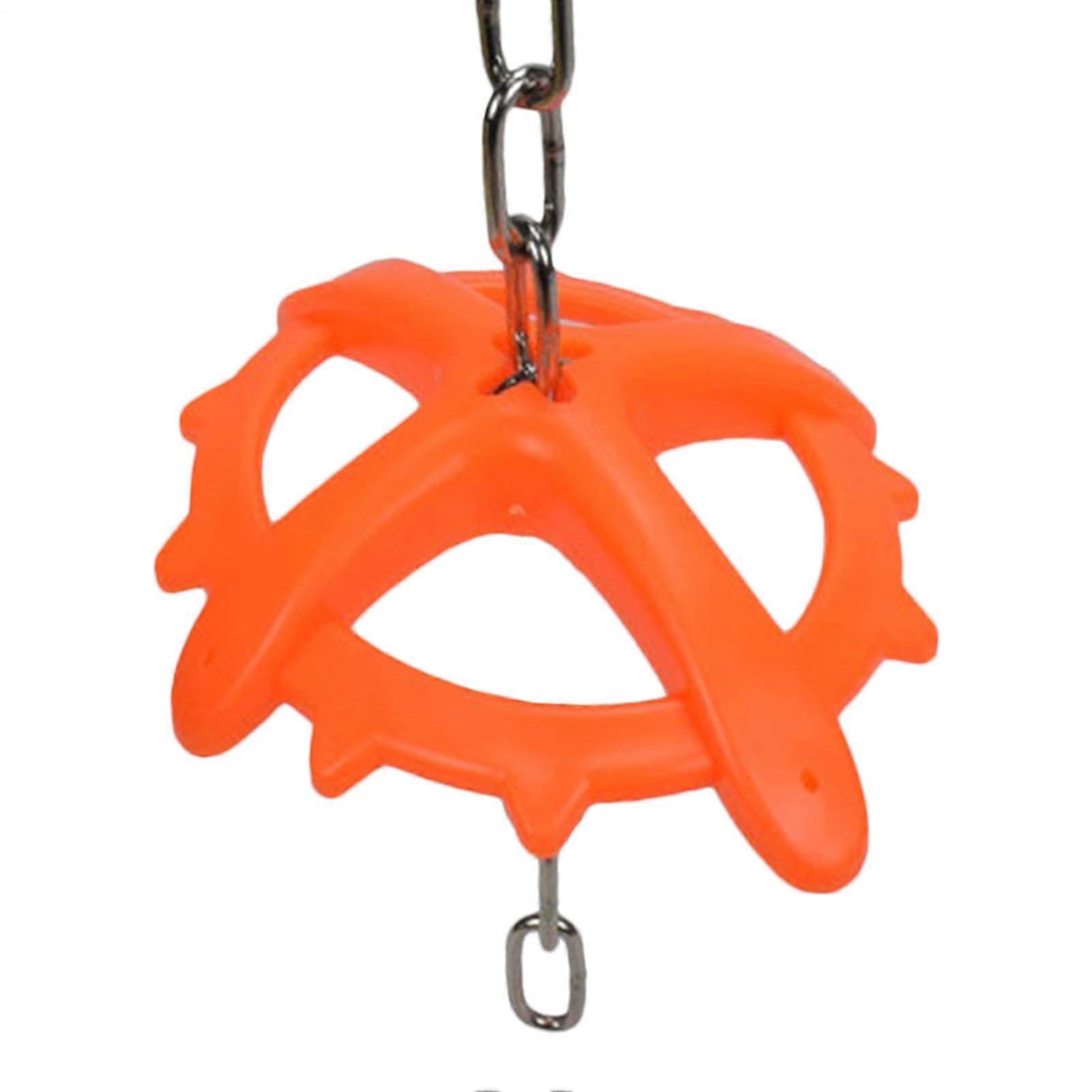 Animal Chew Toy - Durable Stress-Relieving Chewing Toy with Chain for Barn Animals, Ideal Against Rank Fights