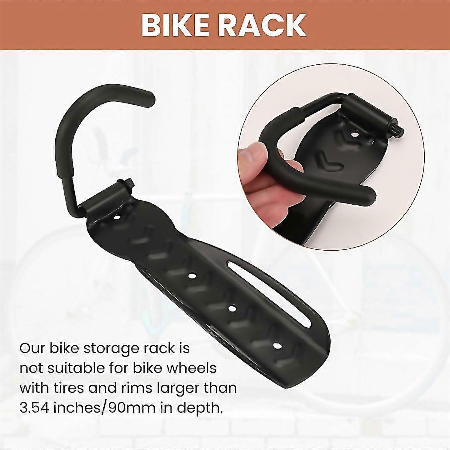 Για 1 πακέτο περιστρεφόμενη σχάρα ποδηλάτου, γκαράζ, κρεμάστρες ποδηλάτου τοίχου για γκαράζ, σχάρα ποδηλάτου, αποθήκευση ποδηλάτων vert