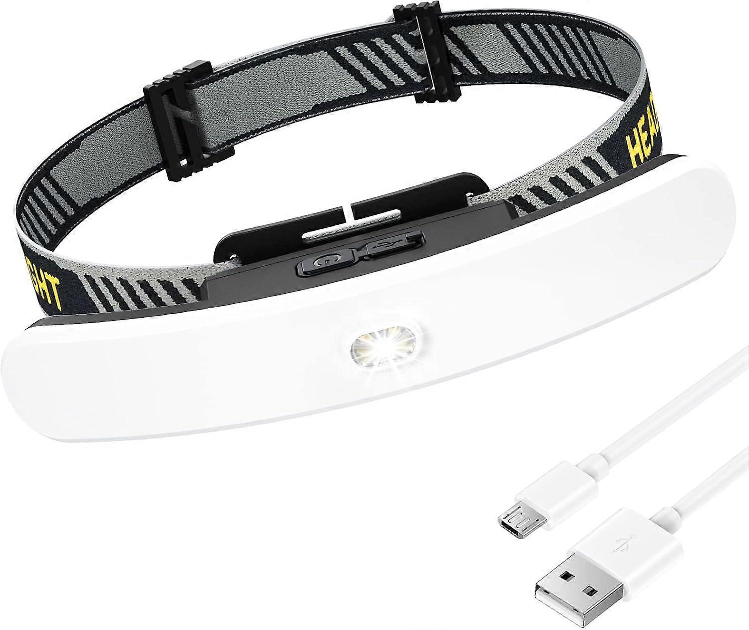 For Red Light Reminder Strong Light Running Headlight Rechargeable, 6 Lighting Modes 90° Adjustable, 2000mAh With LED Headlight IPX5 LED Hea-279