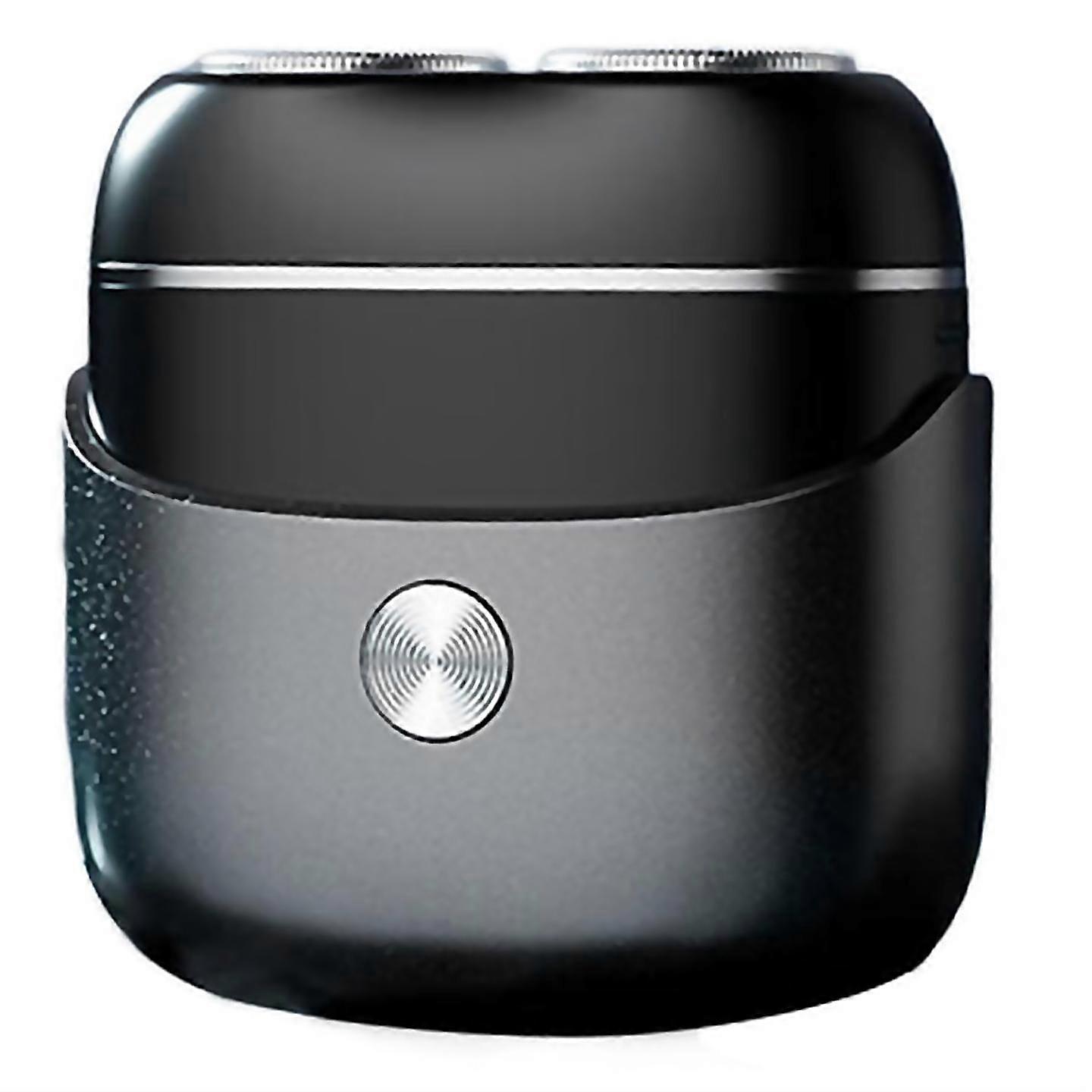 For mini electric shaver portable rotating for men dark Grey