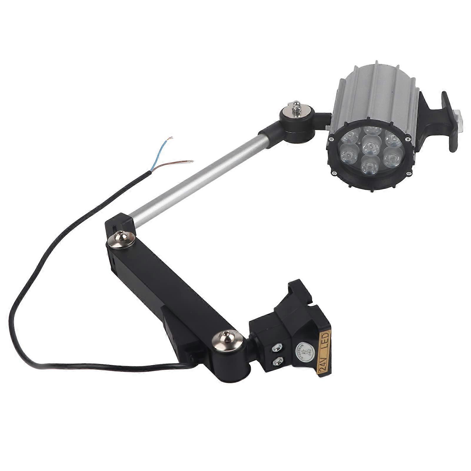 LED Long Arm Adjustable Multipurpose Worklight with Screw Fixation Lathe CNC Milling Machine 7W 24V