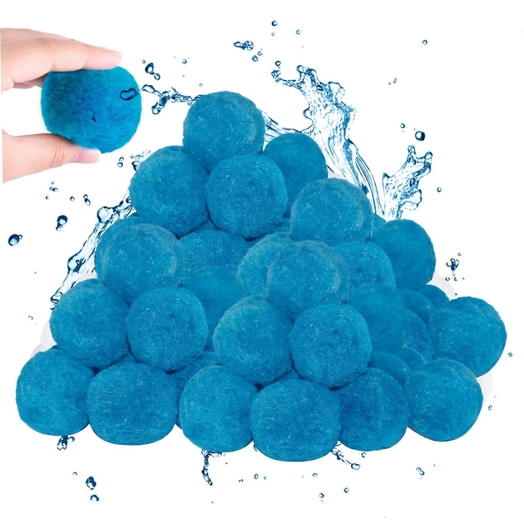 Filterkugeln für Sandfilter 1,5 lbs - UmweltfreundlicheFaserpool-Kugeln für Schwimmbäder, Kompatibel mit Sandfilteranlagen