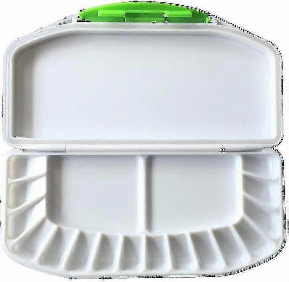 Portable Watercolor Palette Box with Collapsible Design for Art Drawing and Painting Tools