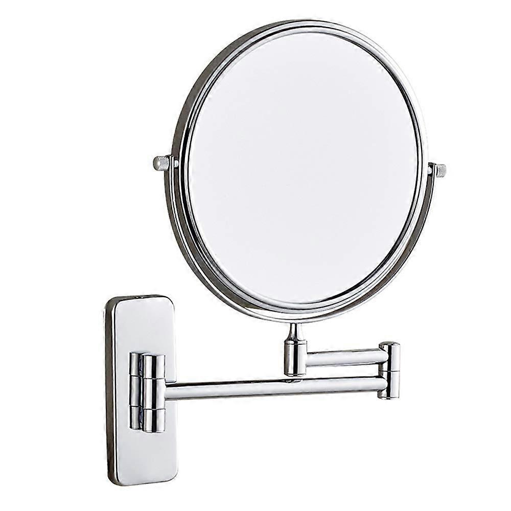 Makeup Mirrors 8 Inch Bathroom Chrome Double Sided Magnifying Adjustable Extendable Swivel Vanity Mirrors Cosmetic (Color : 8inch, Size : 10X)
