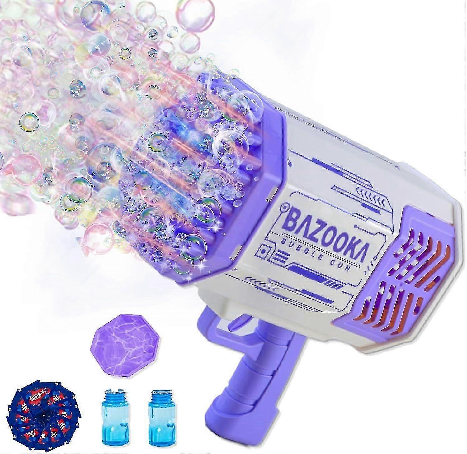 2025 Bubble Bazooka Gun - Latest Electric Bubble Machine for Kids' Fun