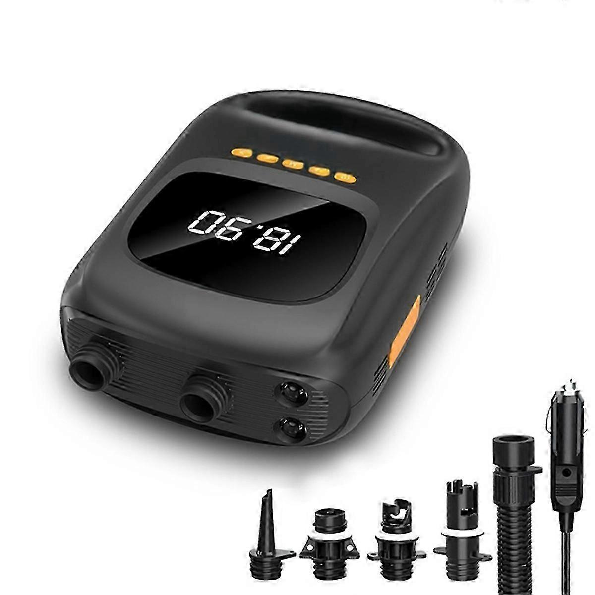 Portable Electric SUP Pump 20PSI Rechargeable 7500mAh Air Compressor