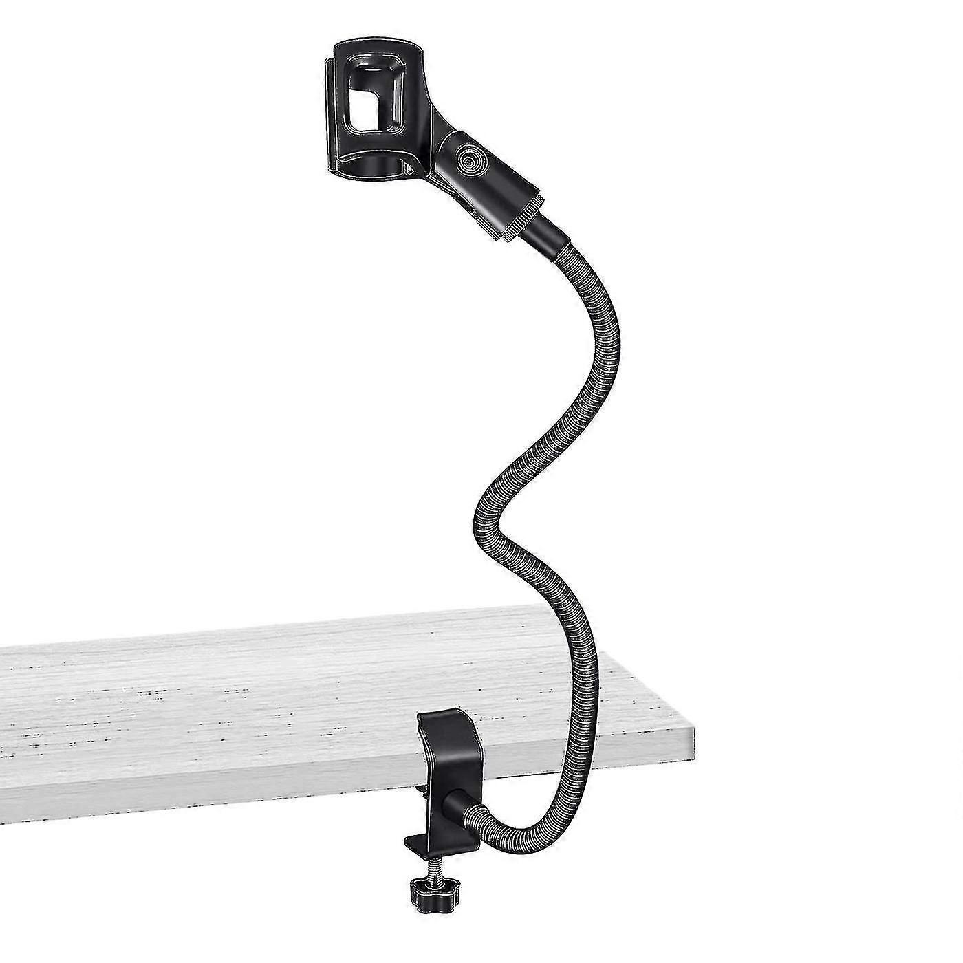 Mikrofonstativ Fleksibel Gooseneck Bordholder Mikrofon Armoptagelsesudstyr til møde Lect