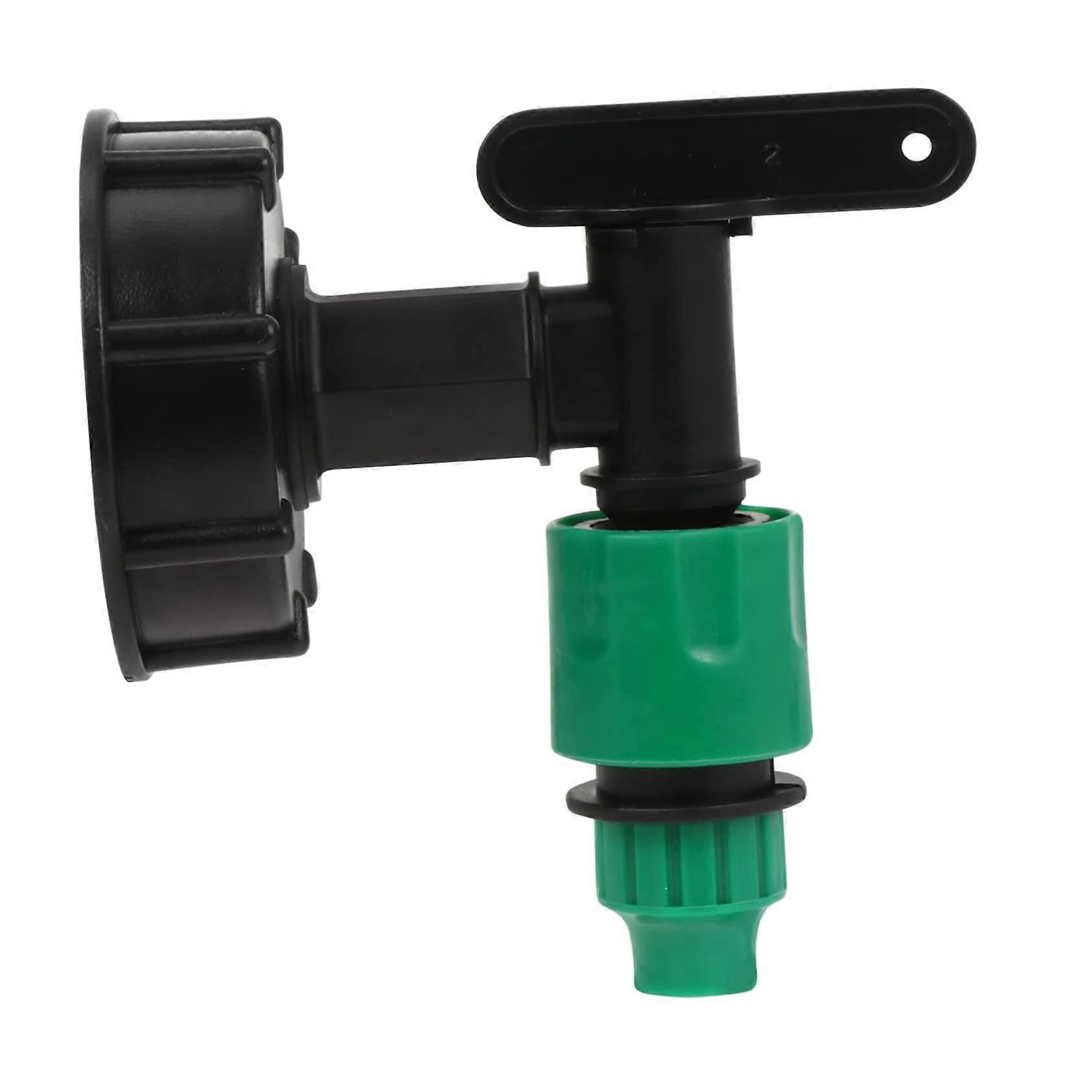 Plastic IBC Tank Adapter Thread Tap Hose Connector for Garden Use