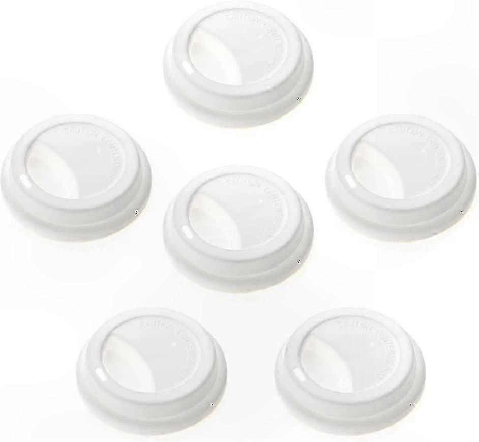 6 Pack Reusable Silicone Cup Lids for Coffee and Drinks, Durable and Eco-Friendly (d-b2)