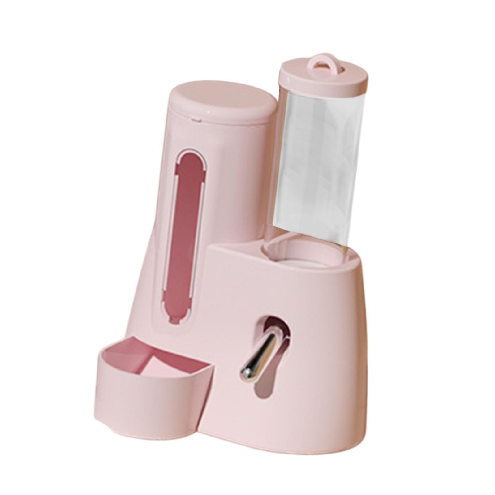 Automatic Hamster Feeder with Water Bottle, Large Capacity, PP Material, Transparent Design, Space Saving