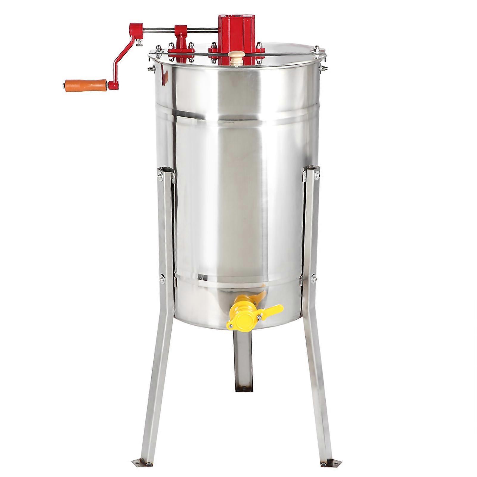 Manual Stainless Steel 3 Frame Bee Manual Honey Extractor Machine Beekeeping Equipment for Beekeppers