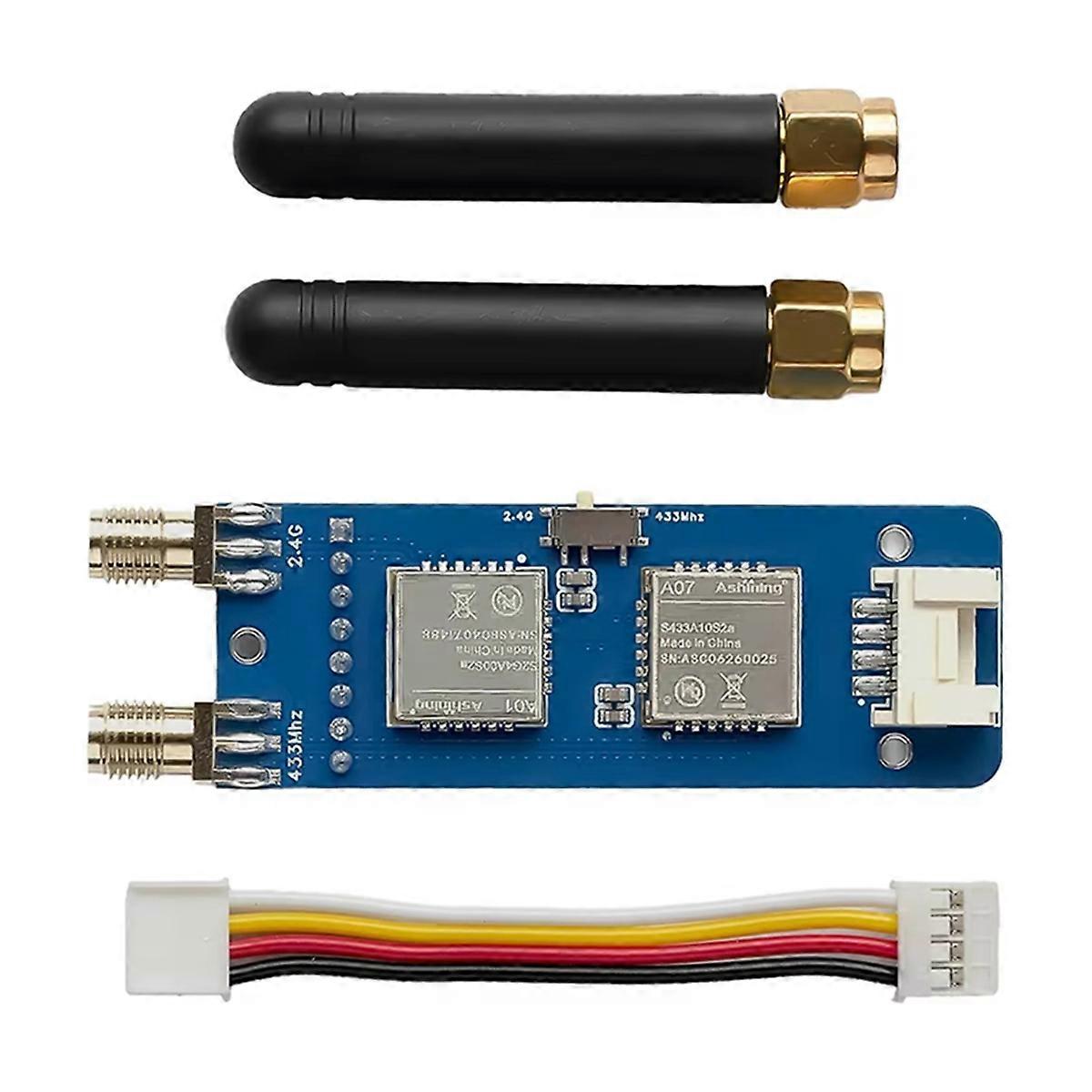 NRF24 2.4GHz and CC1101 433MHz 2-in-1 Module Compatible with for StickCPlus with Firmware