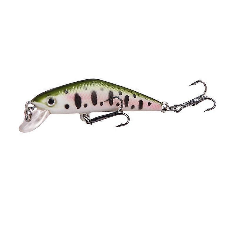 Freshwater artificial bait small fish, 2.7 grams, 6.8 centimeters, slow sinking and realistically attracts fish