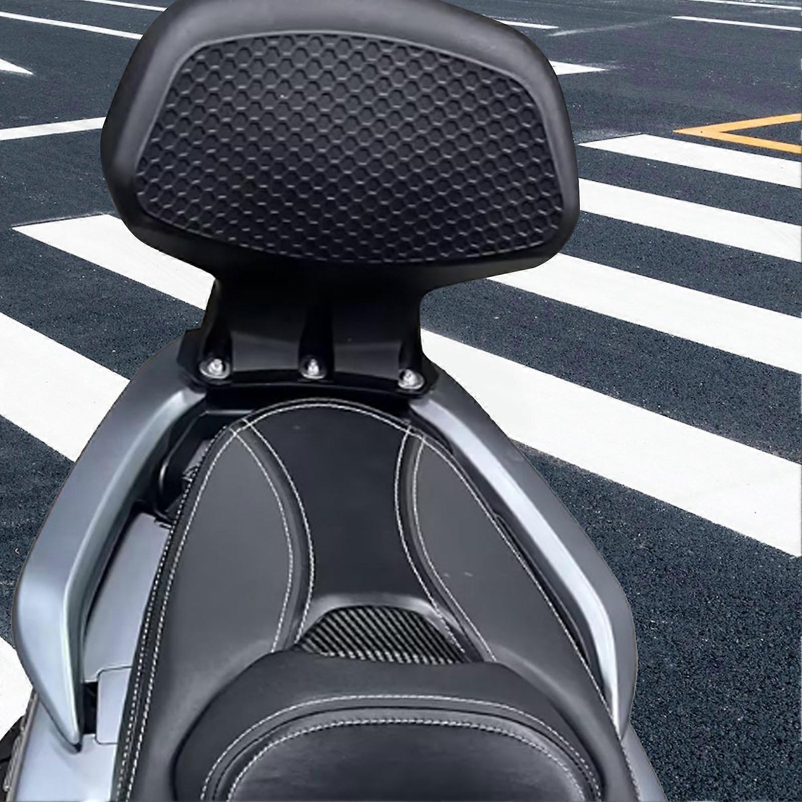 Motorcycle Rear Seat Backrest Black High Density Sponge UHR150 Replacement