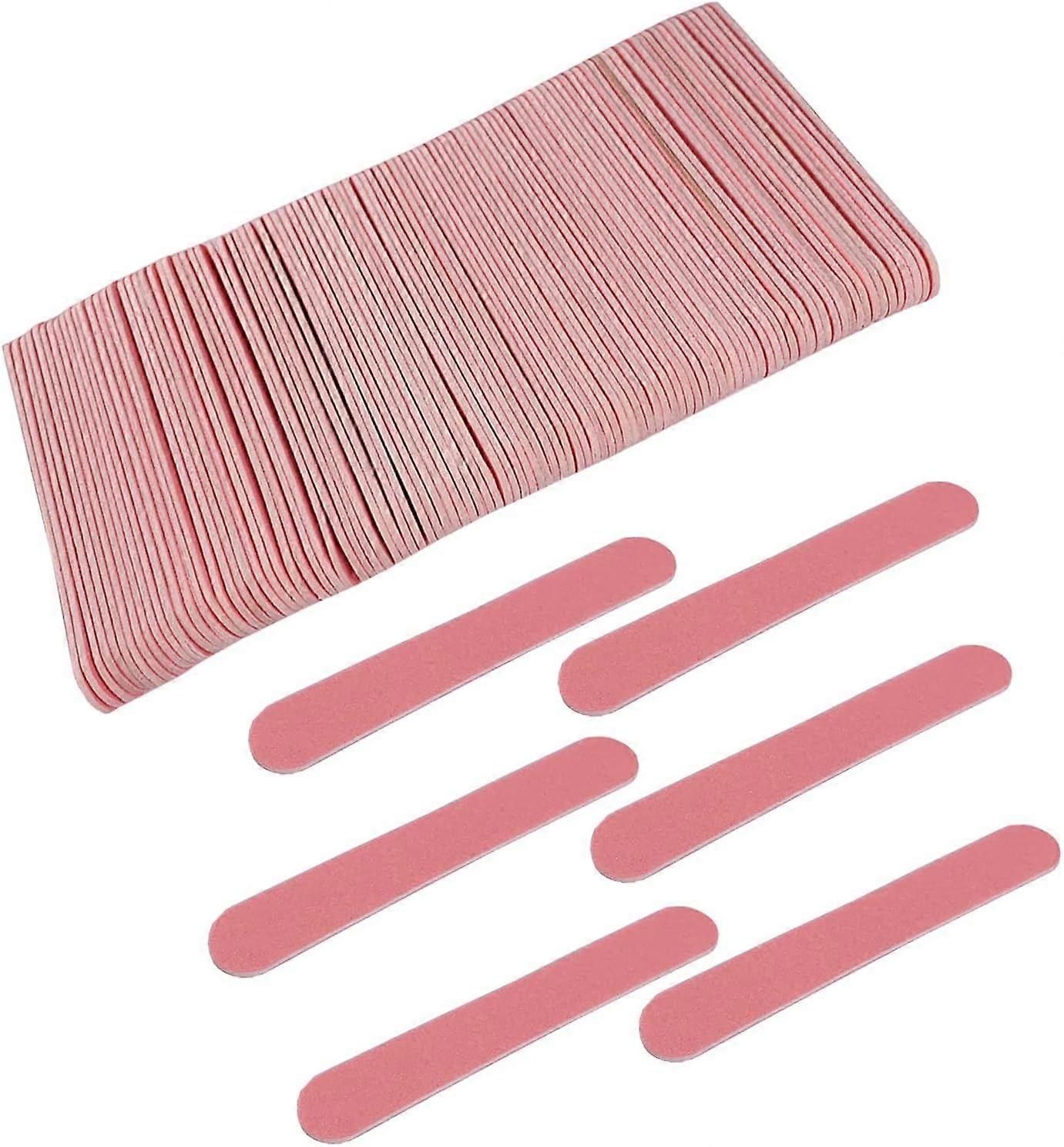 Mini Nail Files Bulk (100 Pcs), Double Sided Emery Board Nail File for Nature