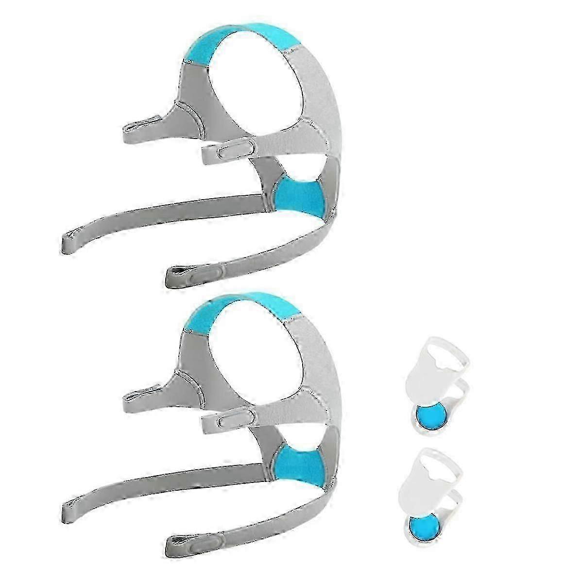 2-Pack Magnetic Headgear for F20 CPAP Mask - Adjustable and Secure Fit