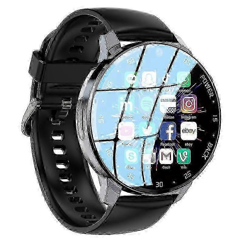 4g Net New A3 Global Android Smartwatch Men Dual Hd Camera Full Touch Screen Heartrate Ip67 Waterproof Smart 64g Sim Call