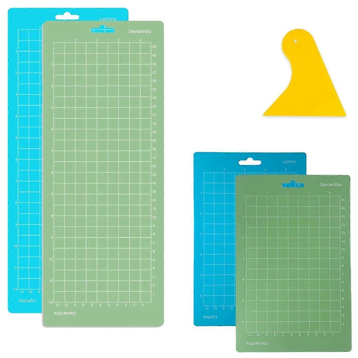 Cutting Mats Set of 4, 4.5x12 & 4.5x6.5 Inches, Self Healing, Crafting Mats
