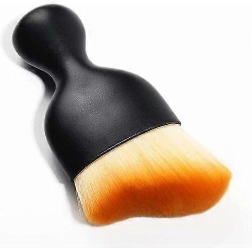 Makeup brush, B10, black with fiber nylon material