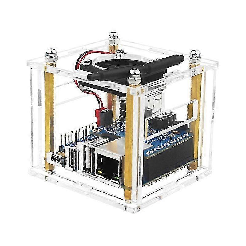 Acrylic EnclosureMountable Expansion BoardFan for Zero3